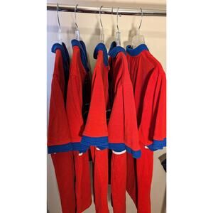 Harmony Public Schools MS Original Red Uniform Polo Shirt 5 Bundle Adult Medium